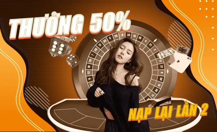 Nạp Lần 2 Tặng 50% V9Bet Cơ Hội Vàng Gia Tăng Vốn Cược 1 Nạp Lần 2 Tặng 50% V9Bet Cơ Hội Vàng Gia Tăng Vốn Cược